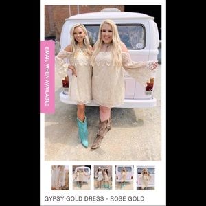 Southern Fried Chics Gypsy Gold Dress